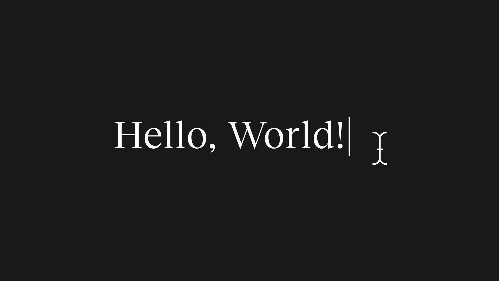 Hello World